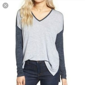 Madewell Anthem Hi Lo 2 Tone Oversized Top Medium